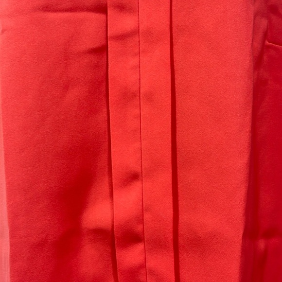Kut from the Kloth Red Sleeveless Mesh/Fabric Blouse Medium - Picture 7 of 13